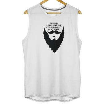 Majestic Beard Funny Beard Mustache Owners Unisex Tank Top | Favorety UK