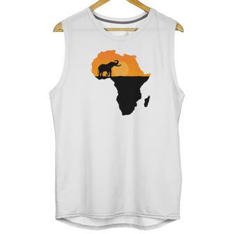 Majestic Elephant Strolling Into The Sun Africa Unisex Tank Top | Favorety DE