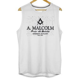 A Malcolm Printer And Bookseller Unisex Tank Top | Favorety