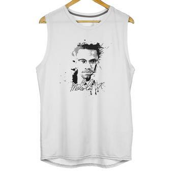 Malcolm X Grunge Unisex Tank Top | Favorety