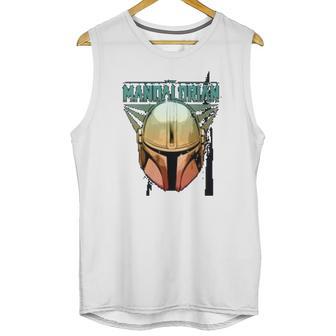 The Mandalorian Gradient Beskar Helmet Unisex Tank Top | Favorety UK