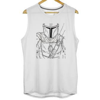 The Mandalorian Muted Warrior Unisex Tank Top | Favorety