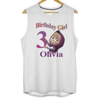 Masha And Bear Birthday Masha And Bear Family Birthday Masha Birthday Masha Party Masha And Bear Party Unisex Tank Top | Favorety