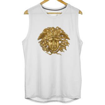 Medusa Head Snake Hair Greek Mythology Monster Unisex Tank Top | Favorety UK