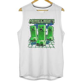 Minecraft Glowing Creepers Unisex Tank Top | Favorety DE