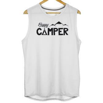 Mirage Pet Products Happy Camper Screen Print Dog Unisex Tank Top | Favorety AU