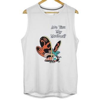 Are You My Mothra Funny Parody Kaiju Heather Royal Blue L Graphic Unisex Tank Top | Favorety AU