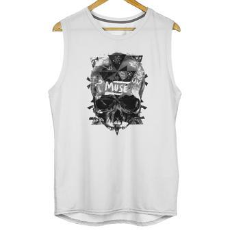 Muse Washed Out Skull The 2Nd Law Tshirt Unisex Tank Top | Favorety UK