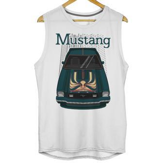 Mustang King Cobra 1978 Aqua Metallic Unisex Tank Top | Favorety