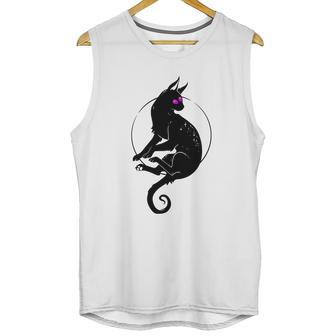 Mystic Black Cat With Third Eye Unisex Tank Top | Favorety