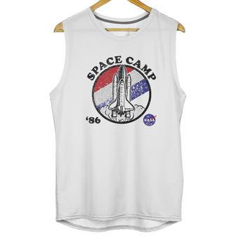 Nasa Space Camp Red White And Blue 86 Badge Unisex Tank Top | Favorety UK