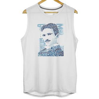 Nikola Tesla Illustration Unisex Tank Top | Favorety AU