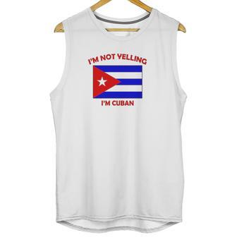 Im Not Yelling I Am Cuban Cuba Cubans Adjustable Trucker Hat Cap Unisex Tank Top | Favorety CA