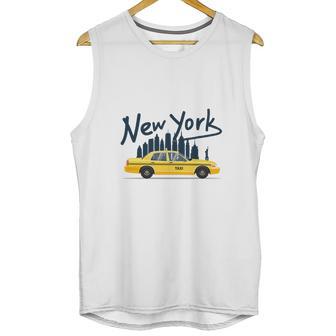 Nyc New York Yellow Cab Taxi Gift Souvenir Unisex Tank Top | Favorety DE