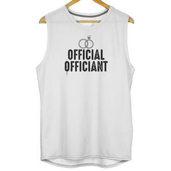 Official Ring Marriage Officiant Pastor Wedding Unisex Tank Top | Favorety UK