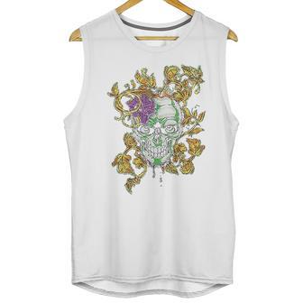 Old Glory Mardi Gras Voodoo Zombie Skull Mens Unisex Tank Top | Favorety CA