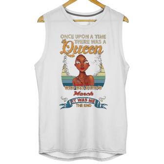 Once Upon A Time There Was A Queen Born In March Unisex Tank Top | Favorety