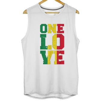 One Love Rasta Reggae Gift Unisex Tank Top | Favorety AU