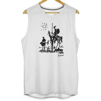 Pablo Picasso Don Quixote Sancho Panza Y Roncinante Unisex Tank Top | Favorety CA