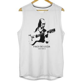 Paco De Lucia Silhouette Vintage Unisex Tank Top | Favorety CA