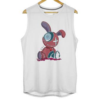 Pastel Goth Creepy Cute Voodoo Doll Unisex Tank Top | Favorety