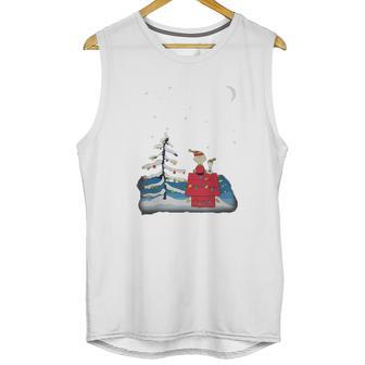 The Peanuts Merry Xmas Unisex Tank Top | Favorety UK