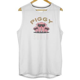 Piggy Squad Funny Cool Pigs Lover Pink Animal Tee Unisex Tank Top | Favorety CA