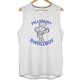 Pillsbury Swollboy Pumped Popping Fresh Parody Unisex Tank Top | Favorety AU