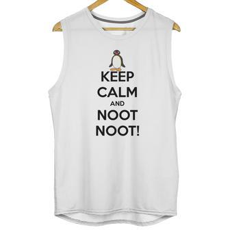 Pingu Keep Calm And Noot Noot Unisex Tank Top | Favorety UK