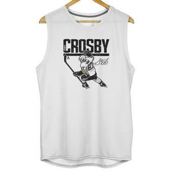 Pittsburgh Hockey Mens Apparel Sidney Crosby Hyper Unisex Tank Top | Favorety AU