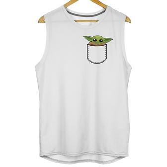 Pocket Baby Yoda Unisex Tank Top | Favorety DE