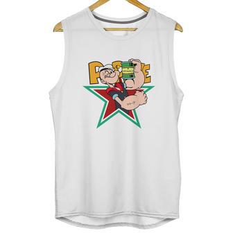 Popeye Star Unisex Tank Top | Favorety AU