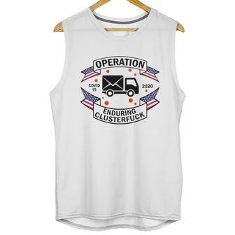 Postal Worker Operation Disease 2020 Enduring Clusterfuck Unisex Tank Top | Favorety UK