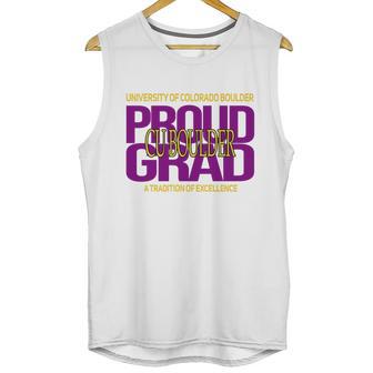 Proud Grad University Of Colorado Boulder Graduation Excellence Unisex Tank Top | Favorety DE