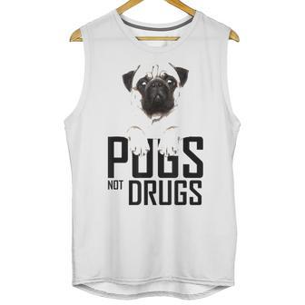 Pugs Not Drugs Awareness Unisex Tank Top | Favorety UK