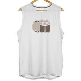 Pusheen The Cat Reading Juniors Unisex Tank Top | Favorety UK