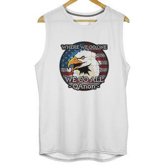 Q Anon Where We Go One We Go All Wwg1wga T-Shirt Unisex Tank Top | Favorety DE