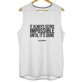 Quote From Nelson Mandela Unisex Tank Top | Favorety CA