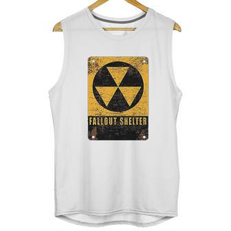 Radiation Radioactive Fallout Shelter Unisex Tank Top | Favorety