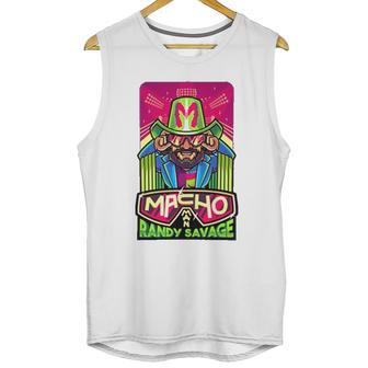 Randy Macho Man Savage Cartoon Wrestling Unisex Tank Top | Favorety AU