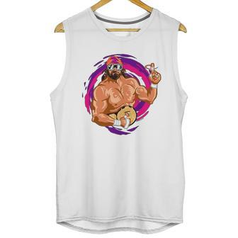 Randy Macho Man Savage Funny Cartoon Unisex Tank Top | Favorety UK