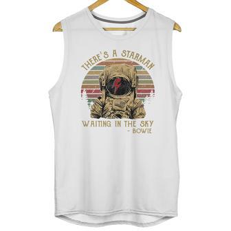 There Is A Starman Waiting In The Sky Bowie Unisex Tank Top | Favorety DE