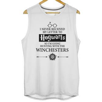 I Never Received My Letter To Hogwarts So I’M Going Hunting With The Winchesters Unisex Tank Top | Favorety UK