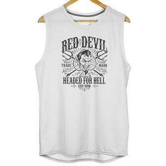 Red Devil Clothing Headed For Hell Unisex Tank Top | Favorety UK