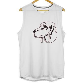 Redbone Coonhound Head Unisex Tank Top | Favorety