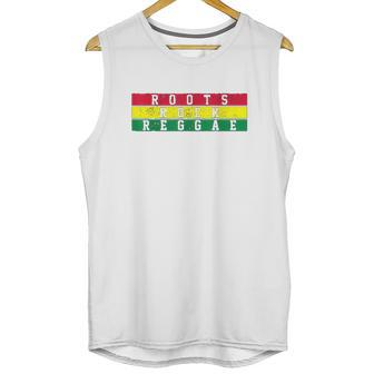 Reggae Music Roots Rock Jamaica Rastafari Rasta Gift Unisex Tank Top | Favorety DE