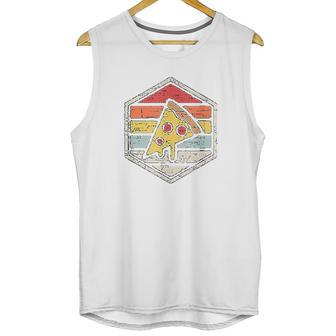 Retro Pizza Junk Food Unisex Tank Top | Favorety