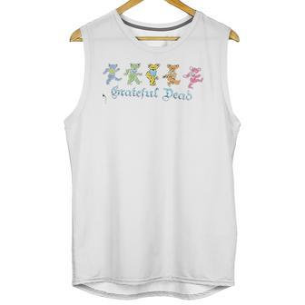 Ripple Junction Grateful Dead Adult Big And Tall Dancing Bears Gothic Unisex Tank Top | Favorety DE