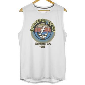 Ripple Junction Grateful Dead Adult Unisex Oakland 88 Light Weight 100 Cotton Crew Unisex Tank Top | Favorety UK