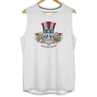 Ripple Junction Grateful Dead Uncle Sam Skull Unisex Tank Top | Favorety